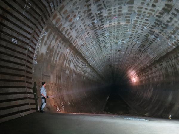 そして、それよりもさらに大きな調節池本体のトンネル