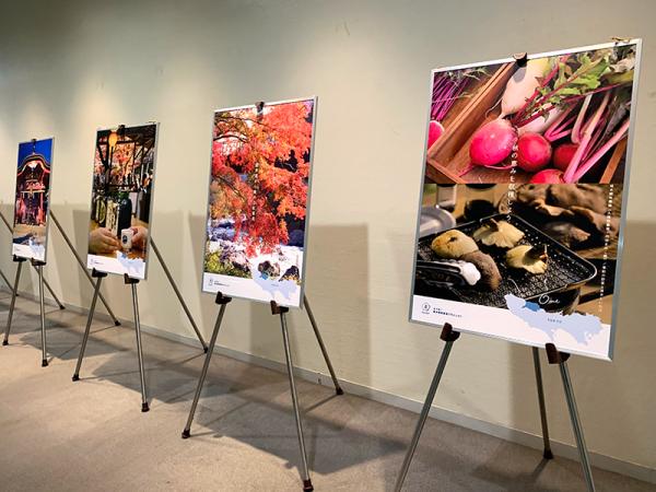 2021（令和３）年、区役所２階区民ギャラリーで開催でされた「青梅写真展」