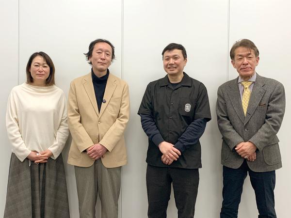「我が街プロジェクト」メンバー。左から倉嶋さん、狩野さん、石塚さん、藤田さん