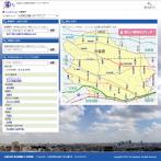 「電子地図サービス すぎナビ」防災マップ画面