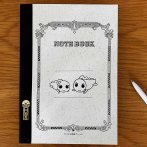 なみすけとナミーのイラスト入りツバメノート。罫線あり、A5サイズ