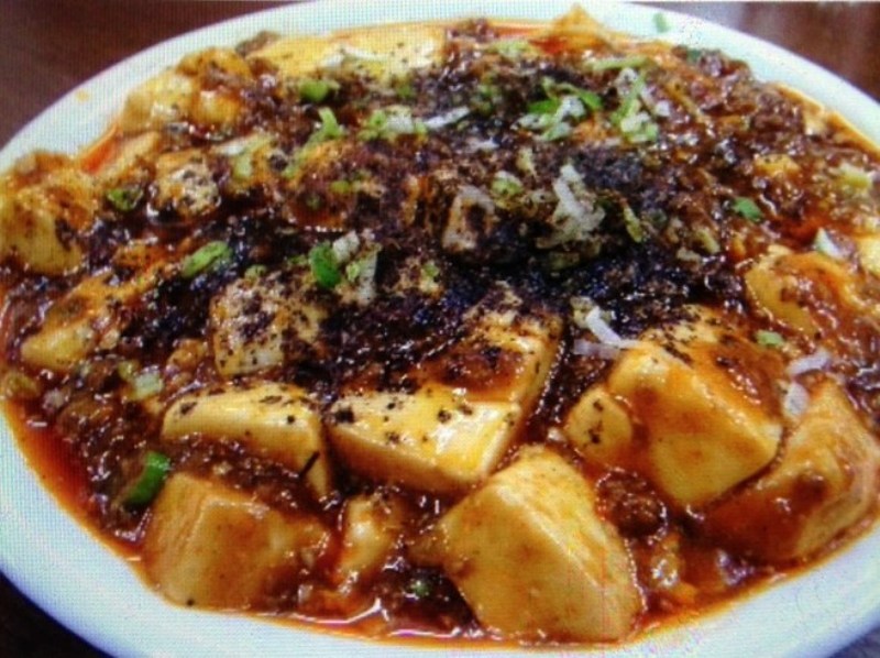 天津飯店の麻婆豆腐は山椒がポイント